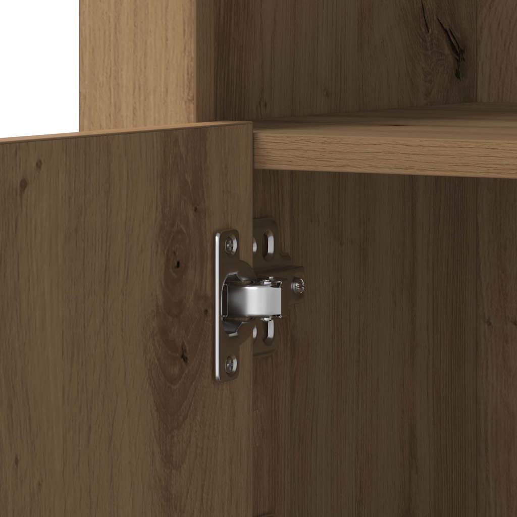 LED Sideboard Artisan Oak 41 x 37 x 67 cm Engineered Wood