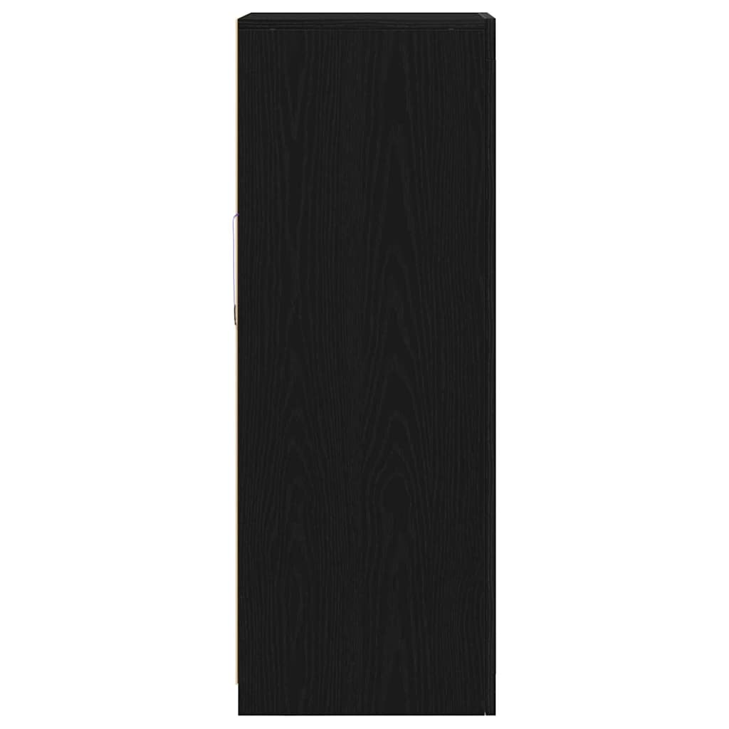 LED Sideboard Black 41 x 37 x 100 cm Engineered Wood