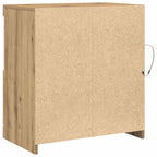 LED Sideboard Brown 60.5 x 37 x 67 cm Engineered Wood