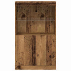 LED Sideboard Brown 60 x 37 x 100 cm Engineered Wood