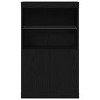 LED Sideboard Black 60 x 37 x 100 cm Engineered Wood