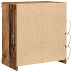 LED Sideboard Old Wood 60.5 x 37 x 67 cm Engineered Wood