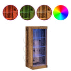 LED Sideboard Old Wood 41 x 37 x 100 cm Engineered Wood