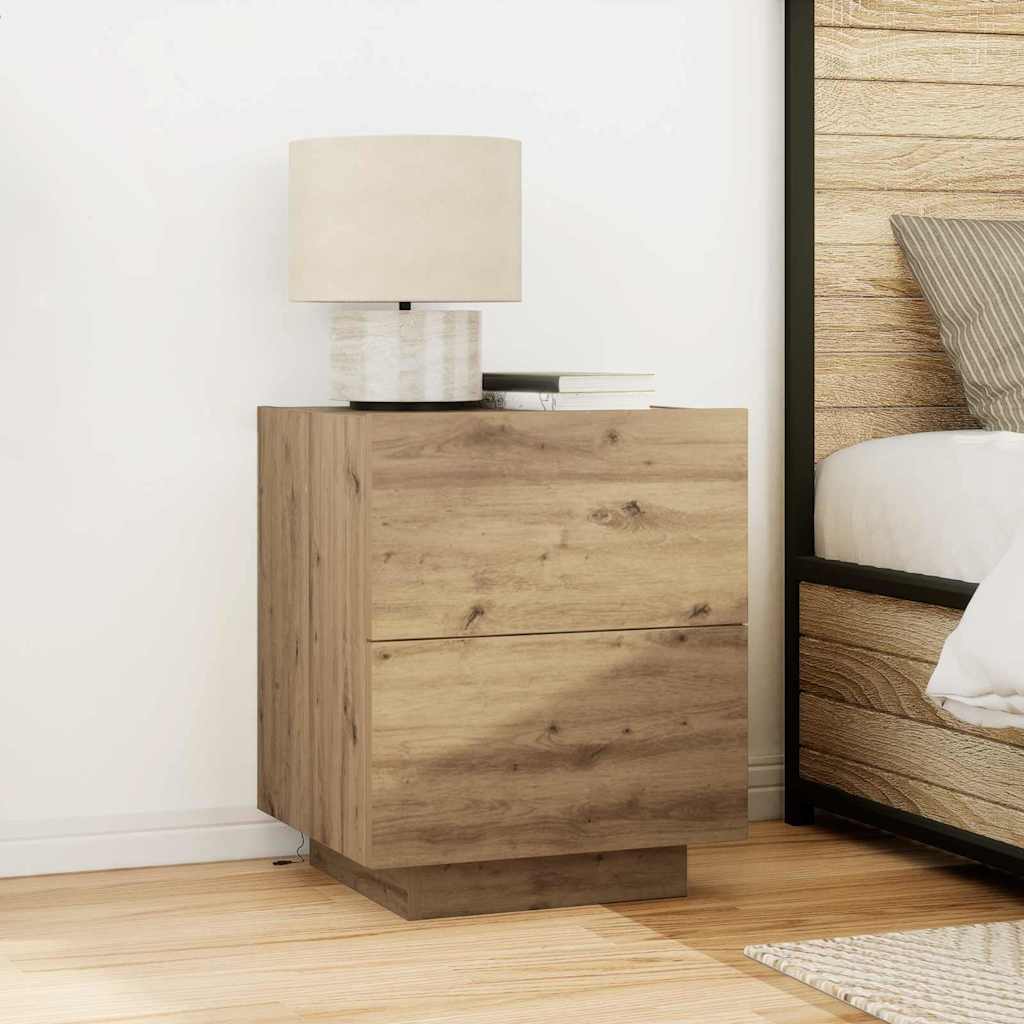 Bedside Cabinet Artisan Oak 45 x 40 x 55 cm Engineered Wood