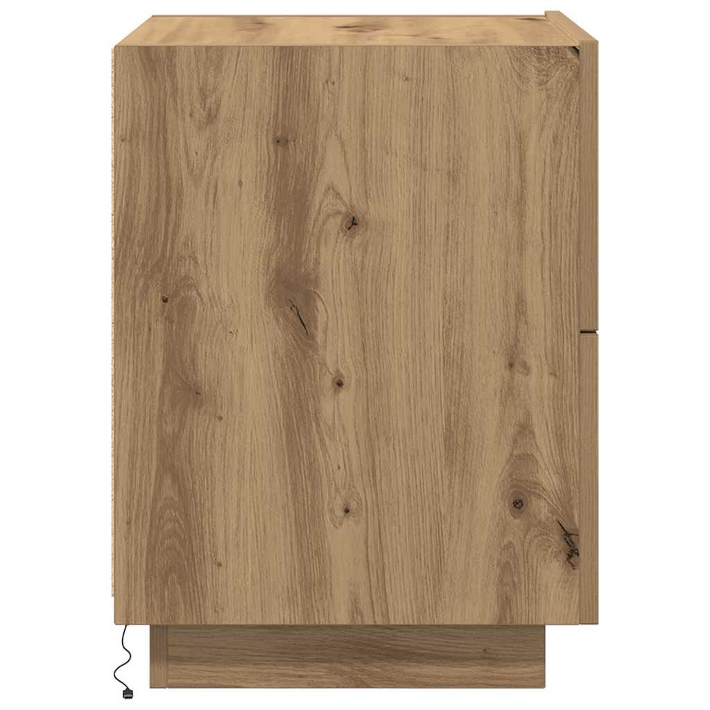 Bedside Cabinet Artisan Oak 45 x 40 x 55 cm Engineered Wood