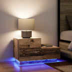 Bedside Cabinet Old Wood 70 x 36 x 40.5 cm Engineered Wood