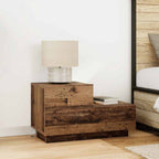Bedside Cabinet Old Wood 70 x 36 x 40.5 cm Engineered Wood