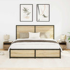 Bedside Cabinet with Drawer 2 pcs Artisan Oak 40 x 39 x 37 cm