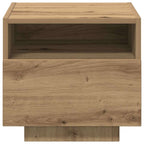 Bedside Cabinet with Drawer 2 pcs Artisan Oak 40 x 39 x 37 cm
