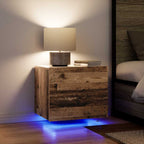 Bedside Cabinet 2 pcs Old Wood 50 x 39 x 41 cm Engineered Wood