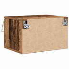 Wall-mounted Bedside Cabinet 2 pcs Old Wood Engineered Wood