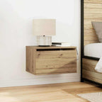 Wall-mounted Bedside Cabinet Artisan Oak 50 x 36 x 30 cm