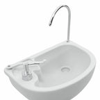 Camping Handwash Stand Grey 50.5 x 33 x 103 cm