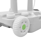 Camping Handwash Stand with Wheels Grey 72 x 42 x 103 cm