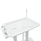 Camping Handwash Stand with Wheels Grey 72 x 42 x 103 cm