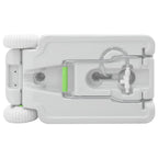 Camping Handwash Stand with Wheels Grey 72 x 42 x 103 cm