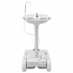 Camping Handwash Stand with Wheels Grey 72 x 42 x 103 cm