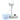 Camping Toilet 2 pcs Blue and White 50.5 x 33 x 103 cm