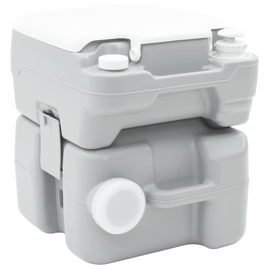 Camping Toilet Grey 41.5 x 36.5 x 42 cm