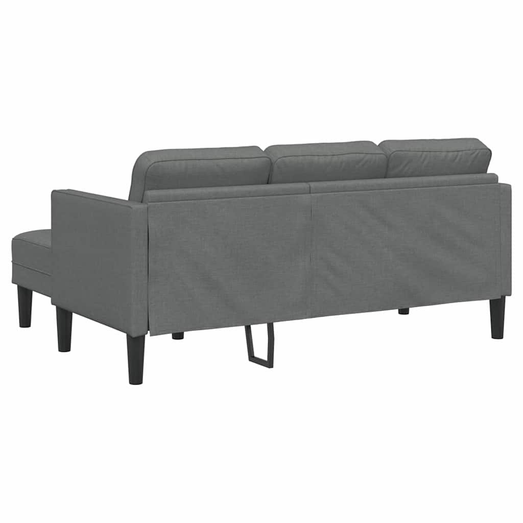Sofa Set Dark Grey 173 x 131 x 67 cm Fabric