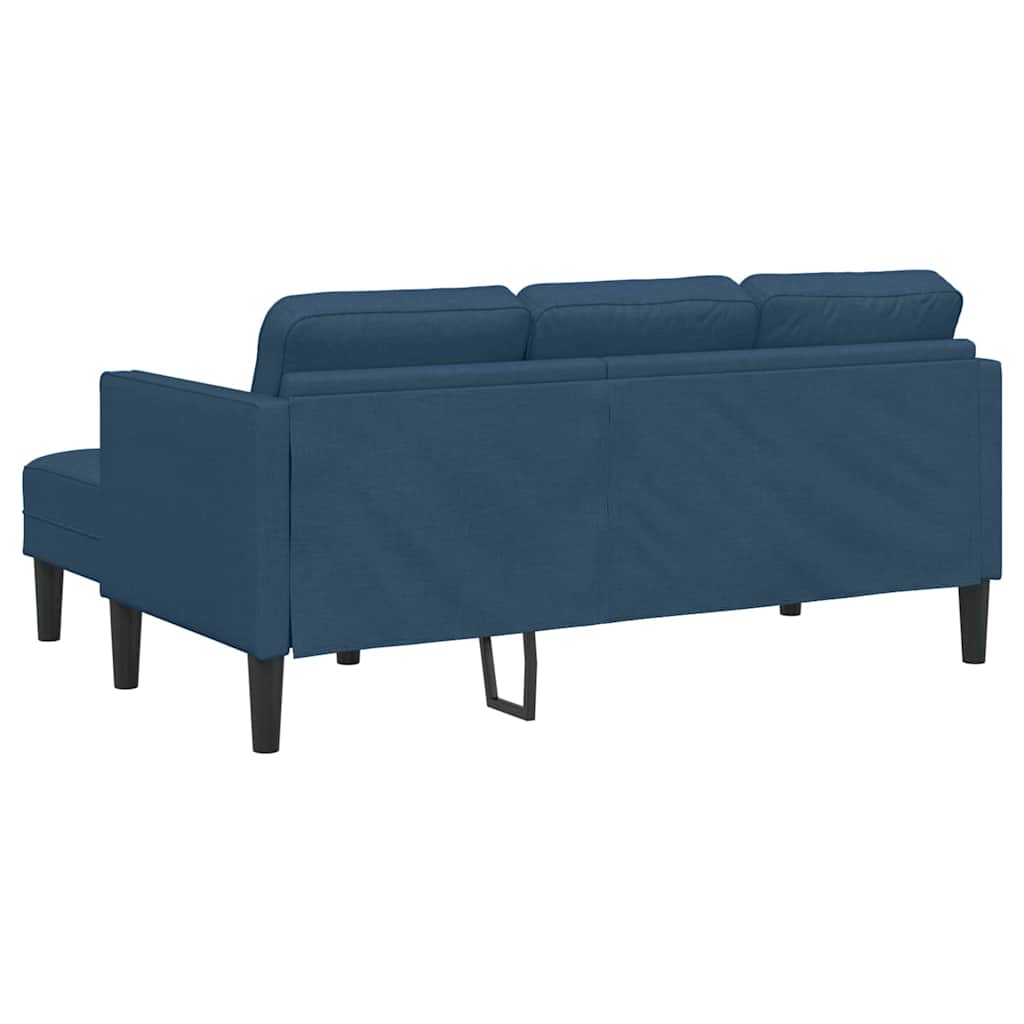 Sofa Set Blue 173 x 131 x 67 cm Fabric