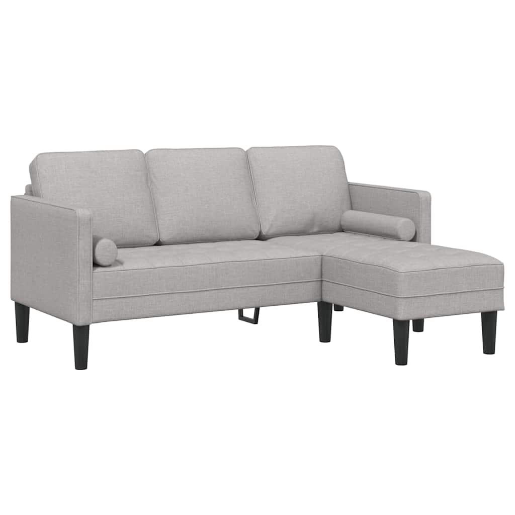 Sofa Set Cloud grey 173 x 131 x 67 cm Fabric