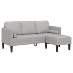 Sofa Set Cloud grey 173 x 131 x 67 cm Fabric