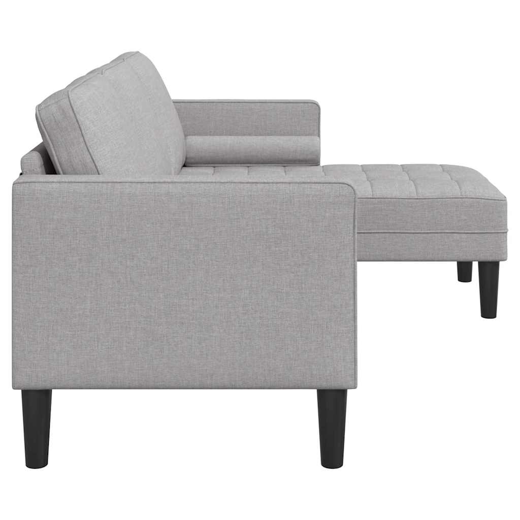 Sofa Set Cloud grey 173 x 131 x 67 cm Fabric