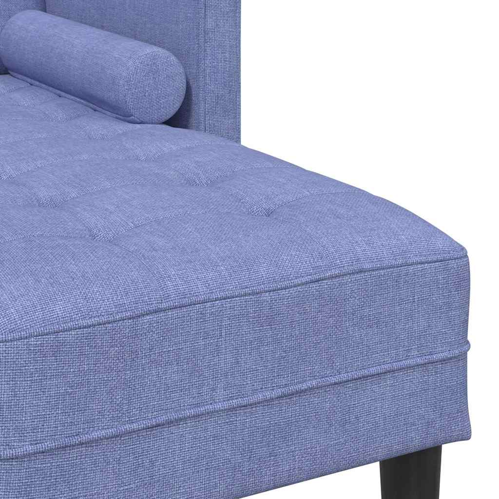 Sofa Set Jeans blue 173 x 131 x 67 cm Fabric