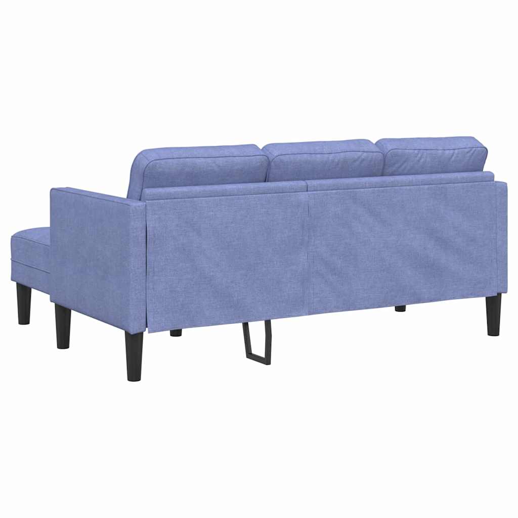 Sofa Set Jeans blue 173 x 131 x 67 cm Fabric
