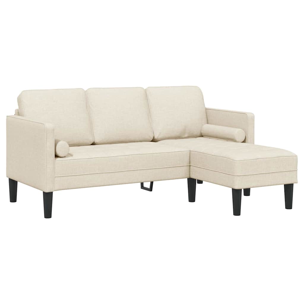Sofa Set Linen 173 x 131 x 67 cm Fabric