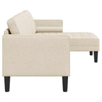 Sofa Set Linen 173 x 131 x 67 cm Fabric