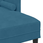 Sofa Set Blue 173 x 131 x 67 cm Velvet