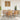 Garden Dining Table Grey 160 x 80 x 75 cm