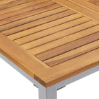 Outdoor Table Natural and Grey 150 x 90 x 75 cm