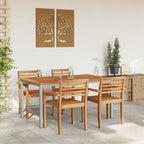 Outdoor Table Natural and Grey 150 x 90 x 75 cm