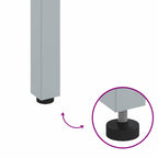 Outdoor Table Natural and Grey 150 x 90 x 75 cm
