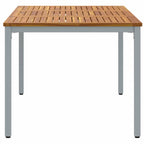 Outdoor Table Natural and Grey 150 x 90 x 75 cm