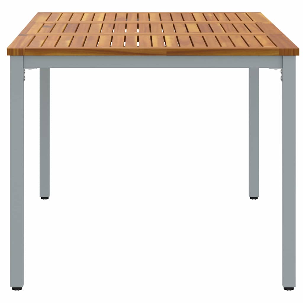 Outdoor Table Natural and Grey 150 x 90 x 75 cm