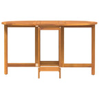 Garden Table Folding Brown 110 x 60 x 72 cm Solid Acacia Wood