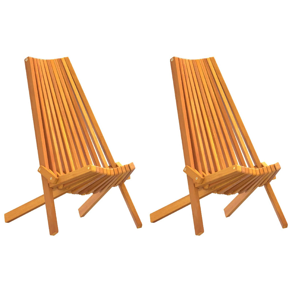 Chair 2 pcs Brown 69 x 56 x 84 m Solid Acacia Wood