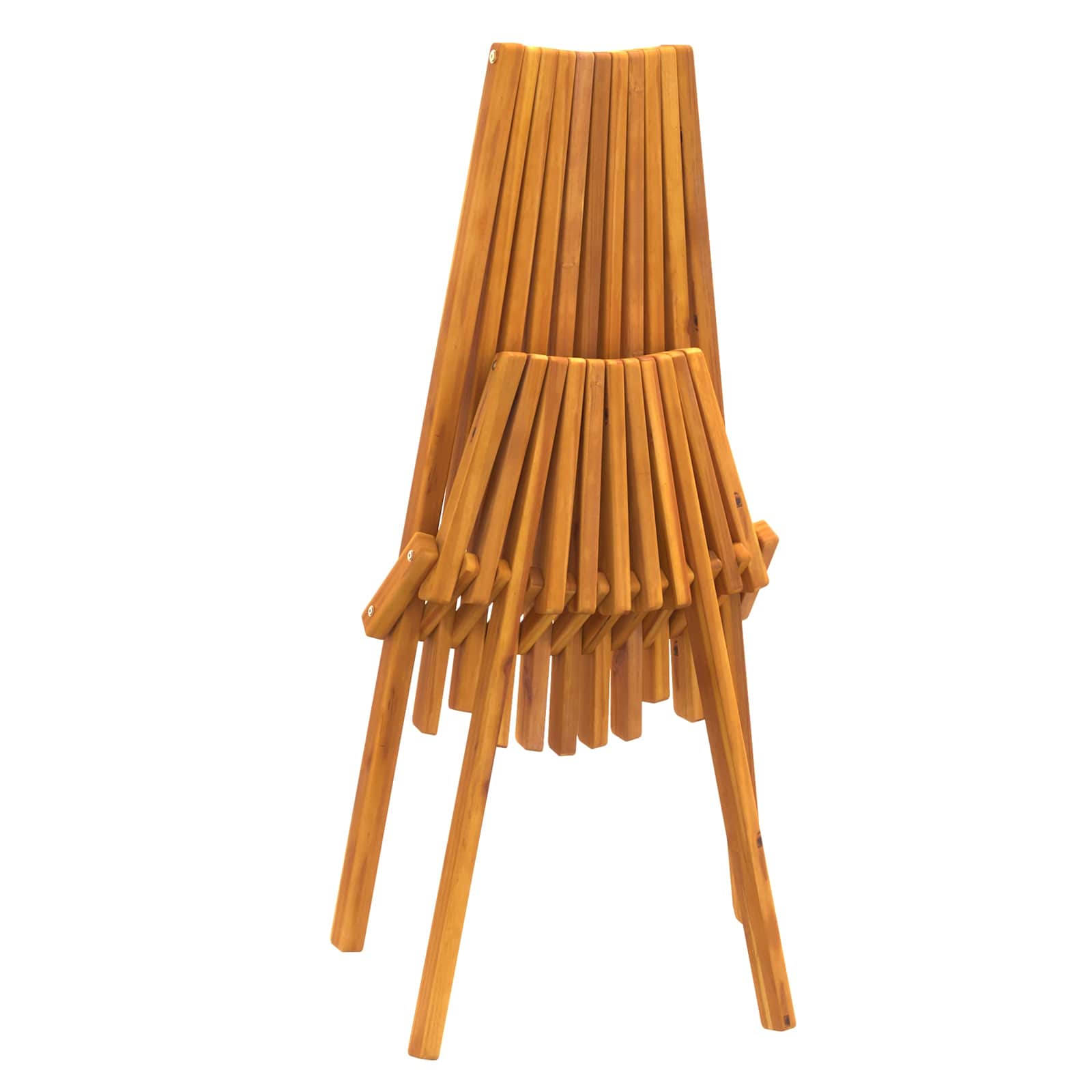 Chair 2 pcs Brown 69 x 56 x 84 m Solid Acacia Wood