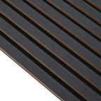 Acoustic Wall Panels 2 pcs Slatted 60.5x60 cm Oak Veneer