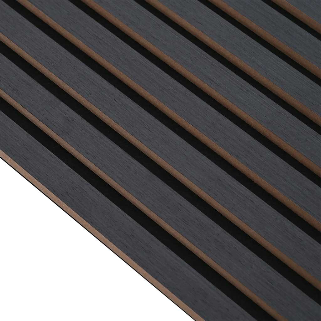 Acoustic Wall Panels 2 pcs Slatted 60.5x60 cm Oak Veneer