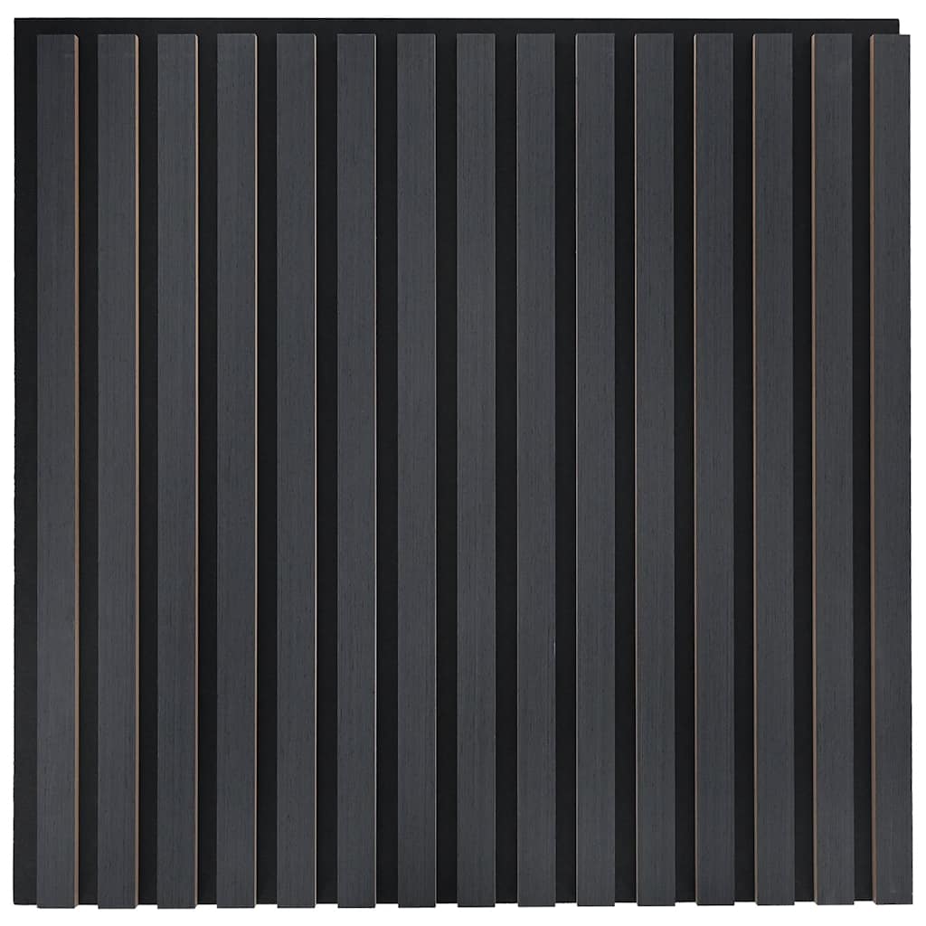 Acoustic Wall Panels 8 pcs Slatted 60.5x60 cm Oak Veneer