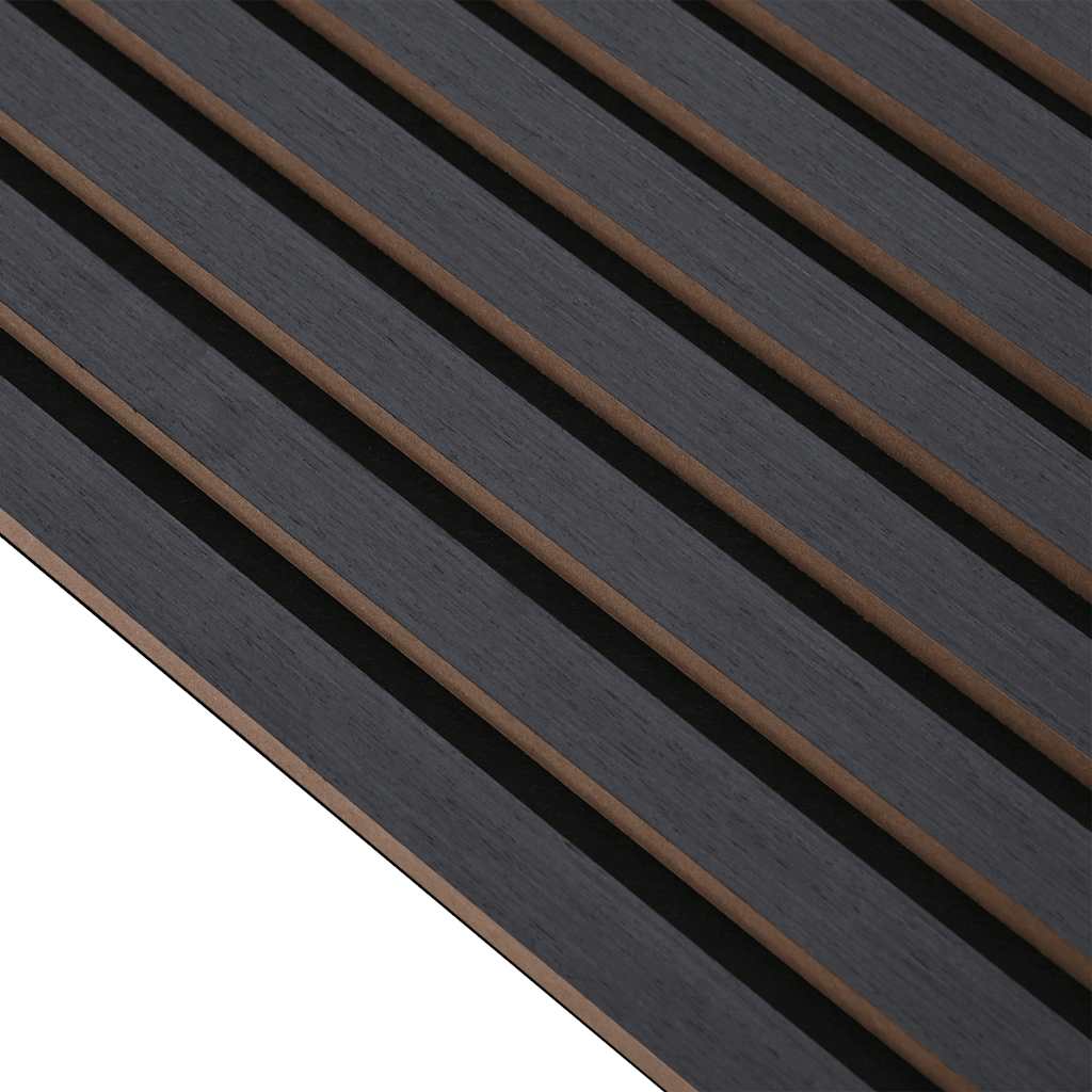 Acoustic Wall Panels 8 pcs Slatted 60.5x60 cm Oak Veneer