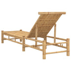 Sun Lounger 55x199x30 cm Bamboo