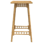 Outdoor Bar Table Square 55x55x100 cm Bamboo
