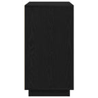 Sideboard Black Oak 80 x 40 x 75 cm Engineered Wood