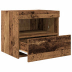 Bedside Cabinet Old Wood 50 x 40 x 45 cm Engineered Wood